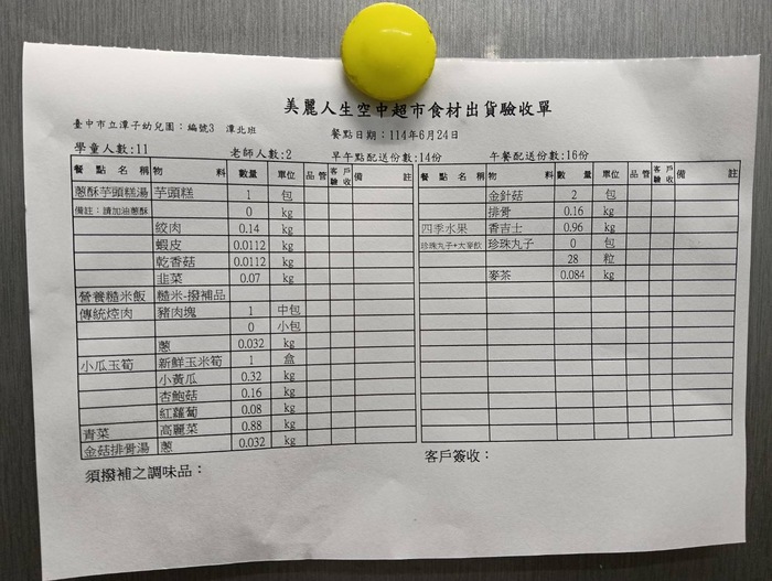 驗收單