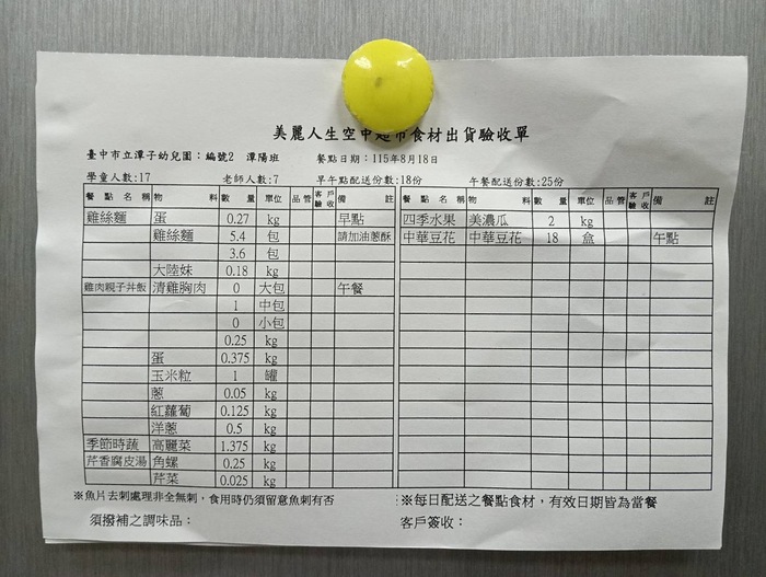 驗收單