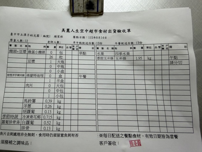 驗收單